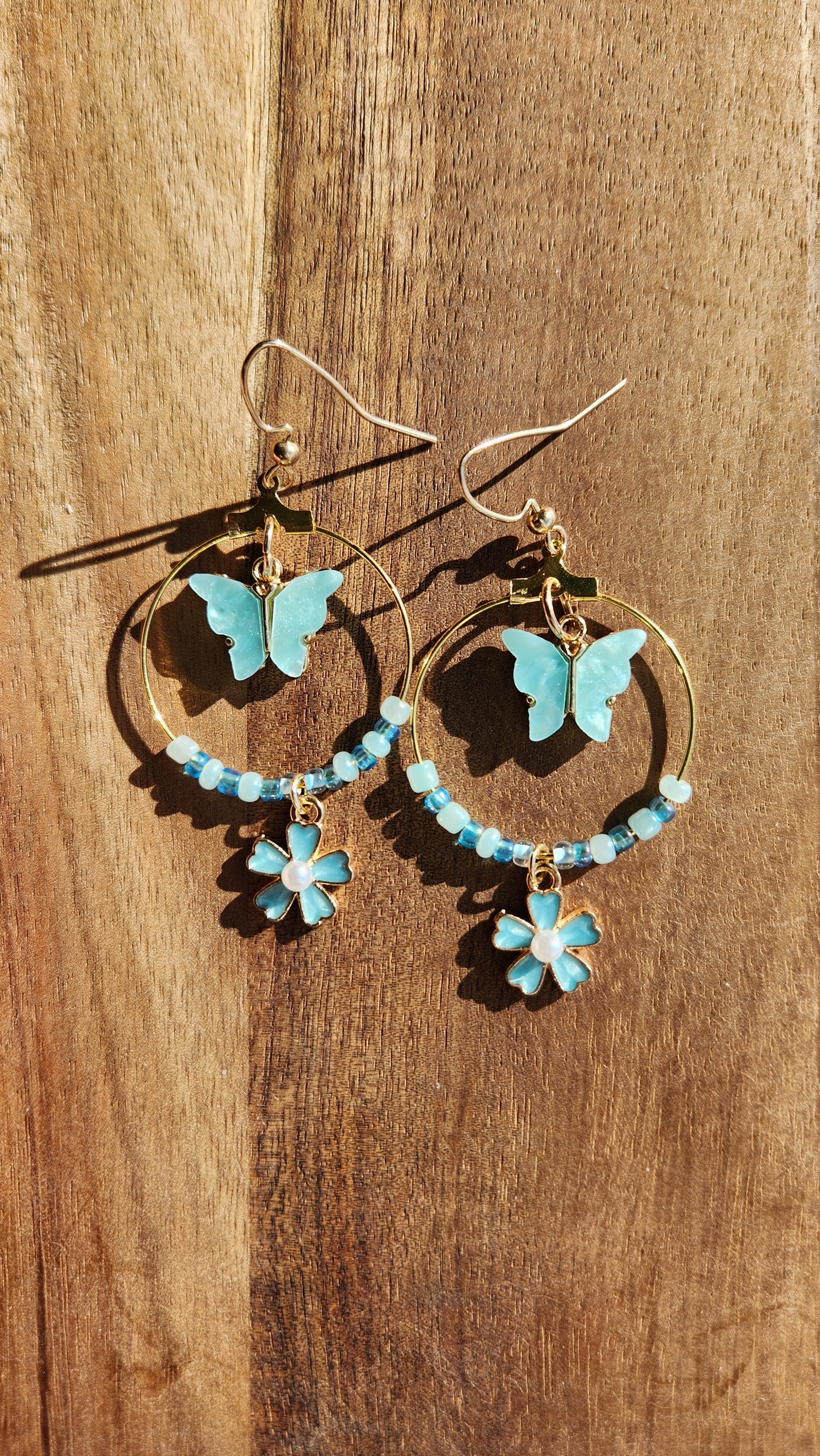 Blue Butterfly Earrings