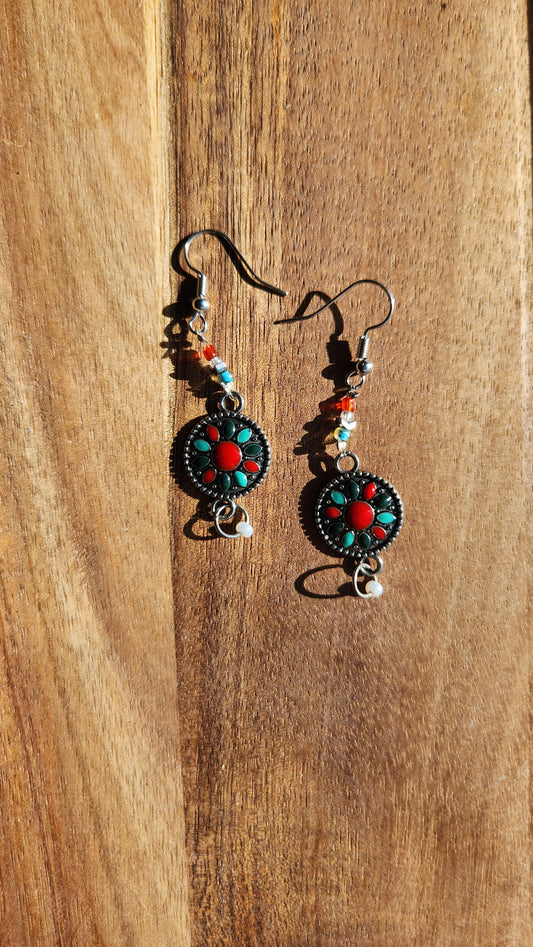 Western Flower Earrings
